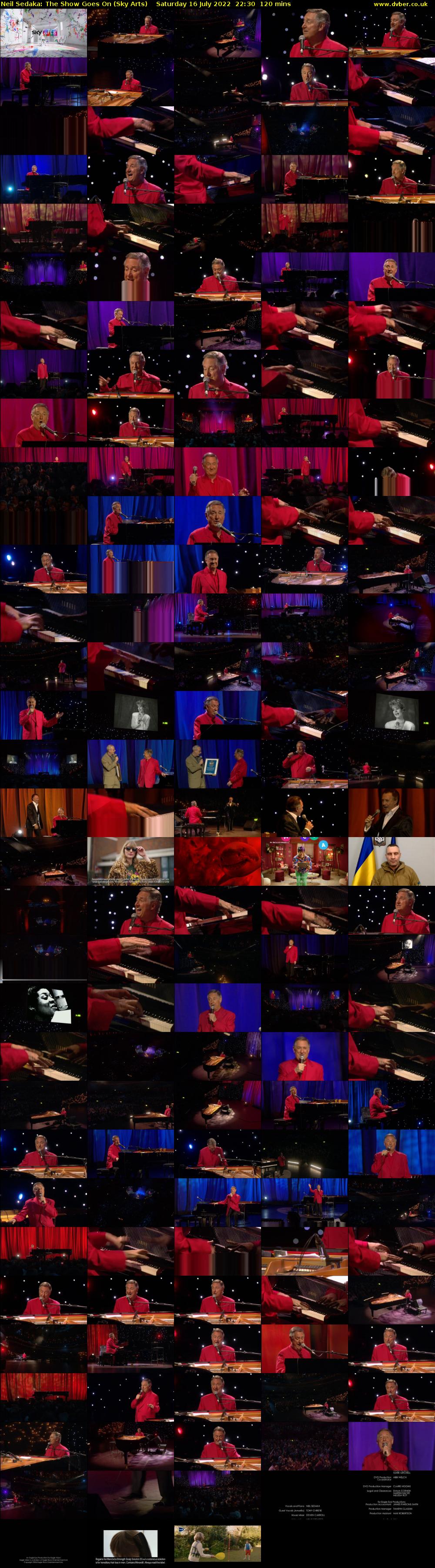 Neil Sedaka: The Show Goes On (Sky Arts) Saturday 16 July 2022 22:30 - 00:30