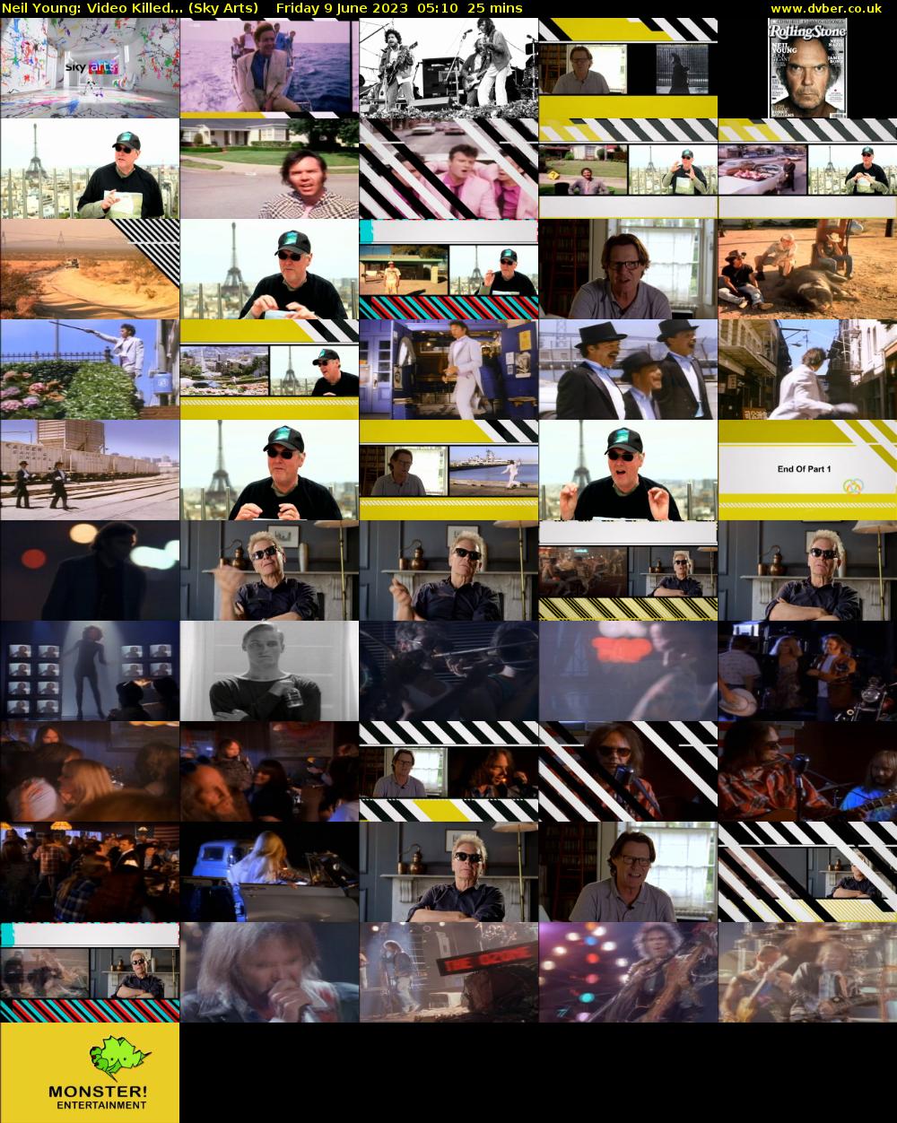 Neil Young: Video Killed... (Sky Arts) Friday 9 June 2023 05:10 - 05:35