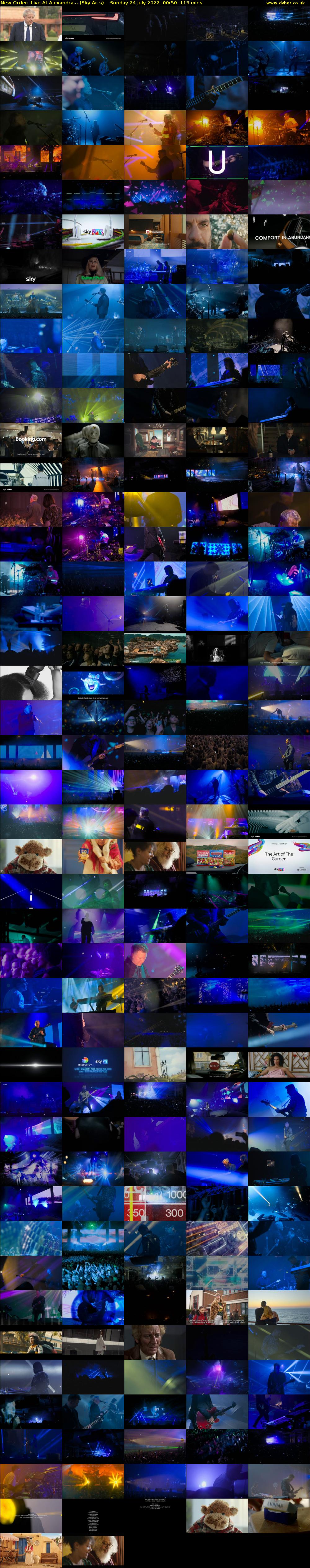 New Order: Live At Alexandra... (Sky Arts) Sunday 24 July 2022 00:50 - 02:45