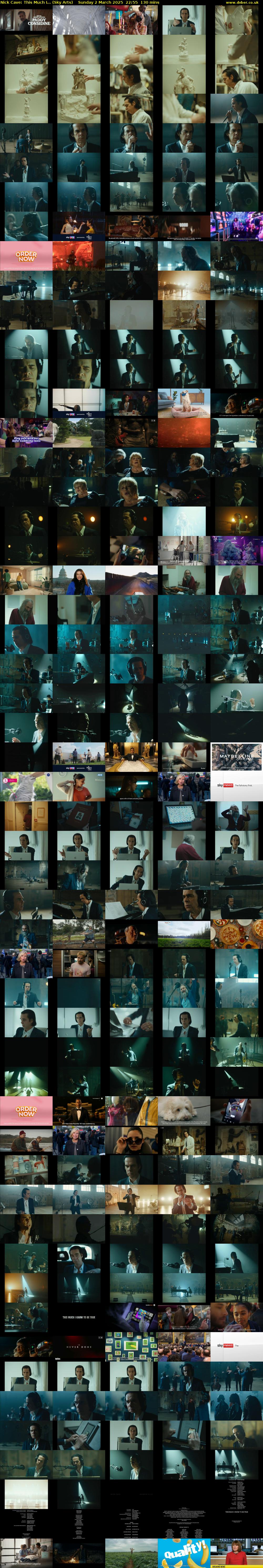 Nick Cave: This Much I... (Sky Arts) Sunday 2 March 2025 22:55 - 01:05