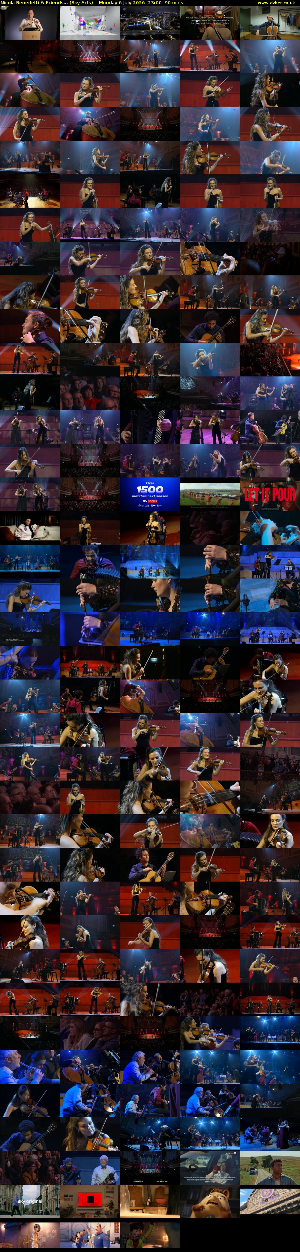 Nicola Benedetti & Friends... (Sky Arts) Monday 6 July 2026 23:00 - 00:30