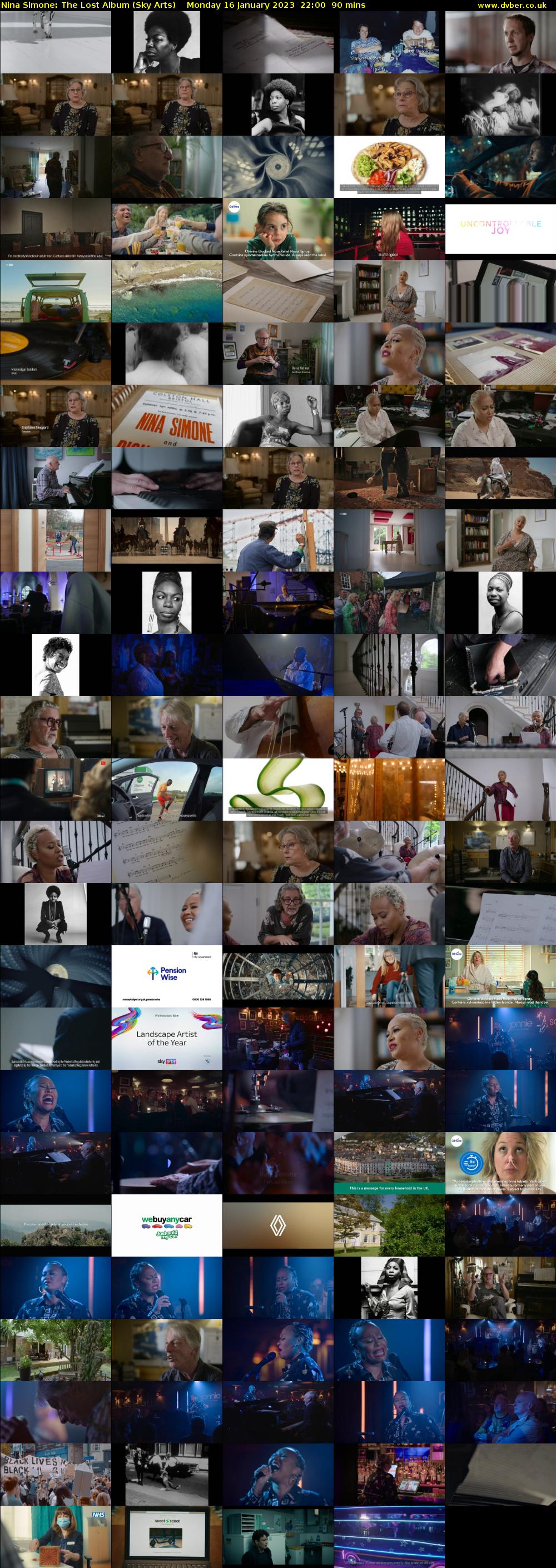 Nina Simone: The Lost Album (Sky Arts) Monday 16 January 2023 22:00 - 23:30