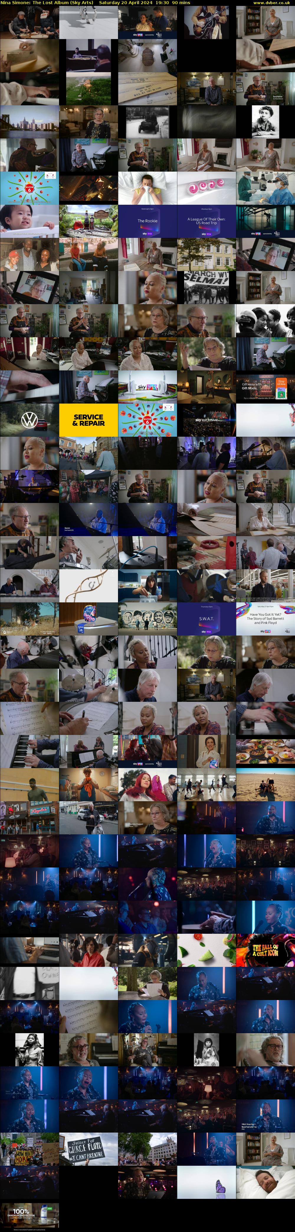 Nina Simone: The Lost Album (Sky Arts) Saturday 20 April 2024 19:30 - 21:00