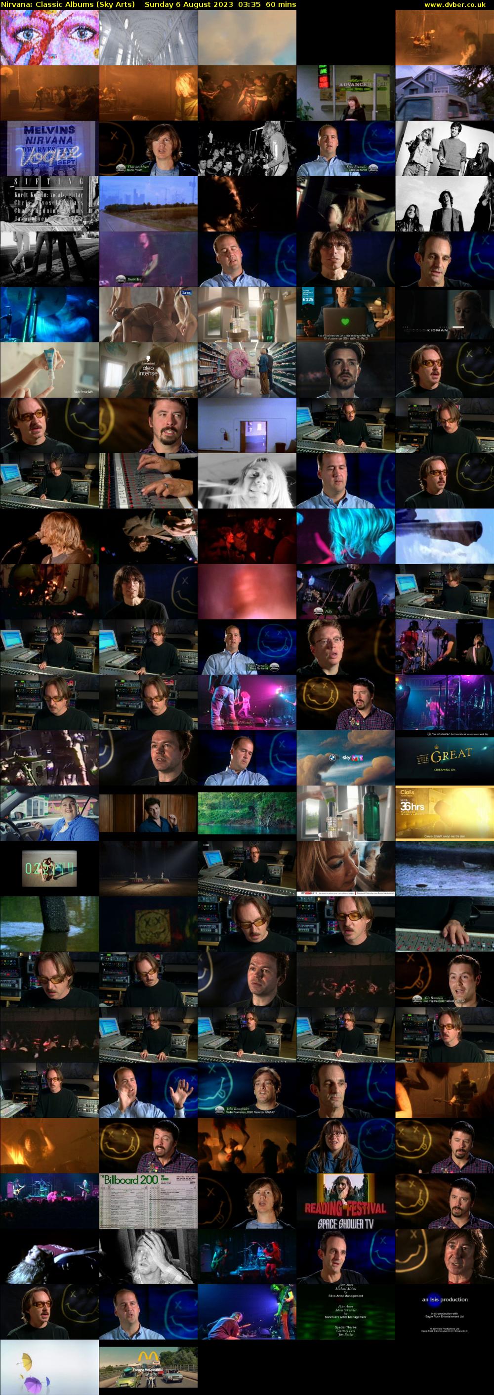 Nirvana: Classic Albums (Sky Arts) Sunday 6 August 2023 03:35 - 04:35