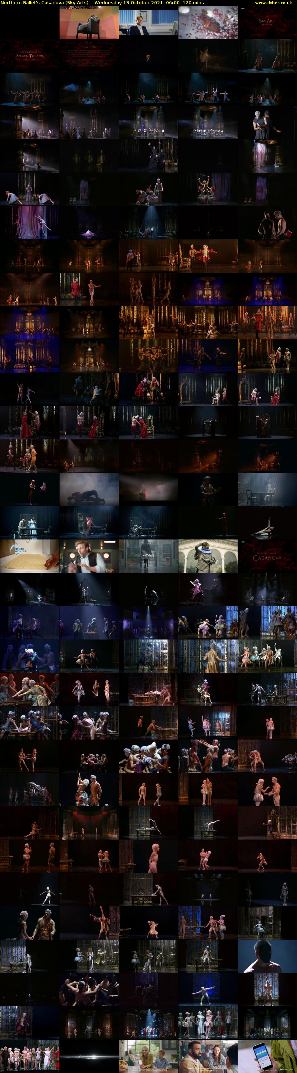 Northern Ballet's Casanova (Sky Arts) Wednesday 13 October 2021 06:00 - 08:00