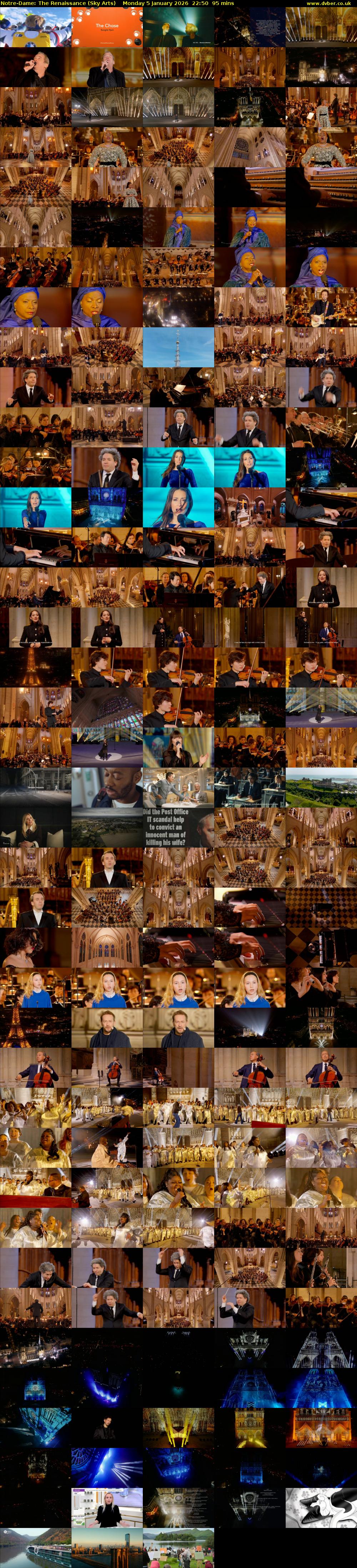 Notre-Dame: The Renaissance (Sky Arts) Monday 5 January 2026 22:50 - 00:25