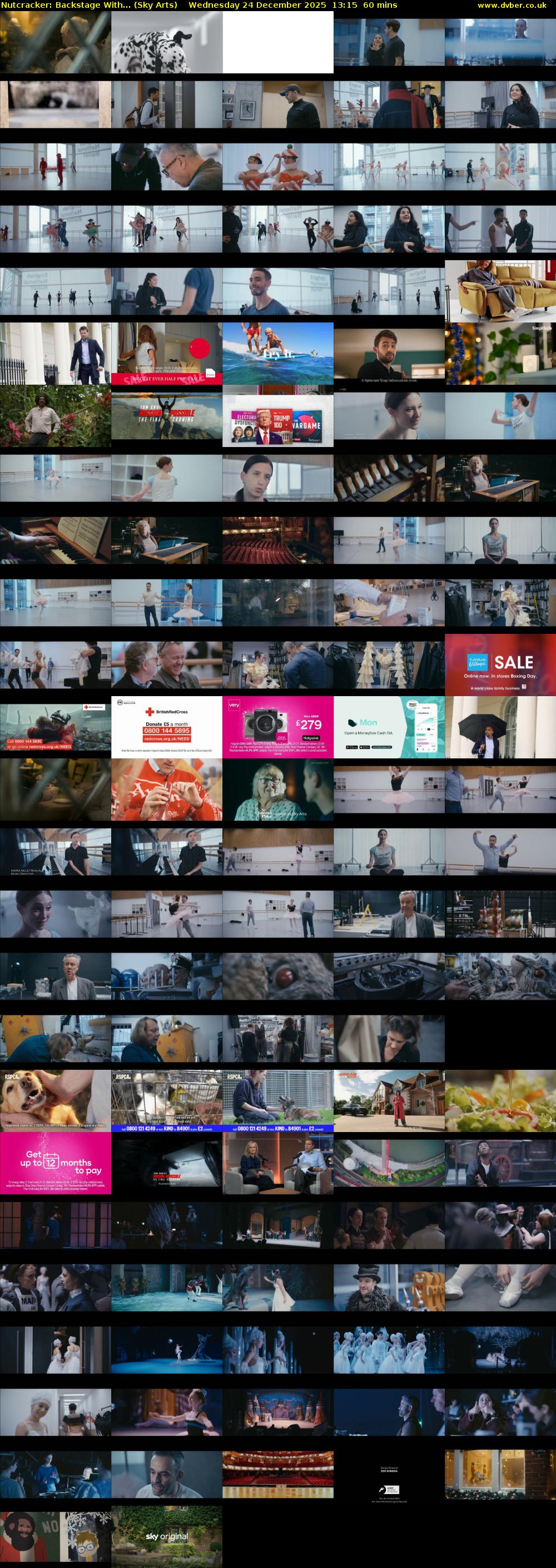 Nutcracker: Backstage With... (Sky Arts) Wednesday 24 December 2025 13:15 - 14:15