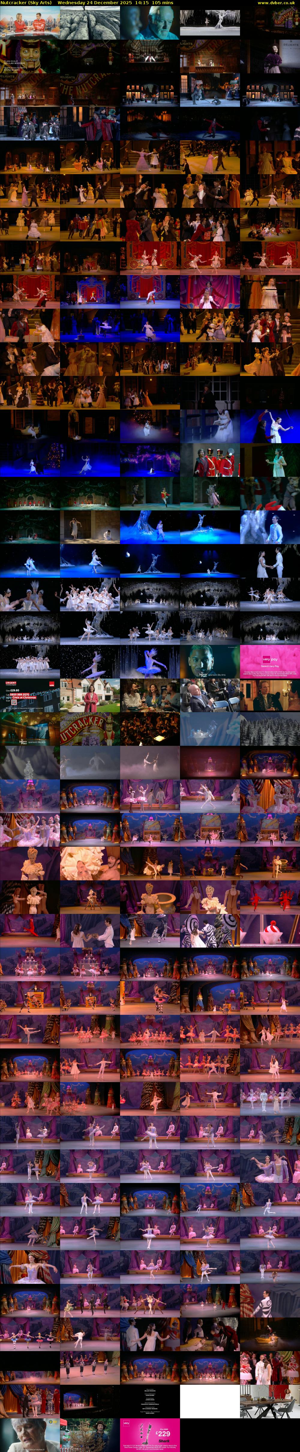 Nutcracker (Sky Arts) Wednesday 24 December 2025 14:15 - 16:00