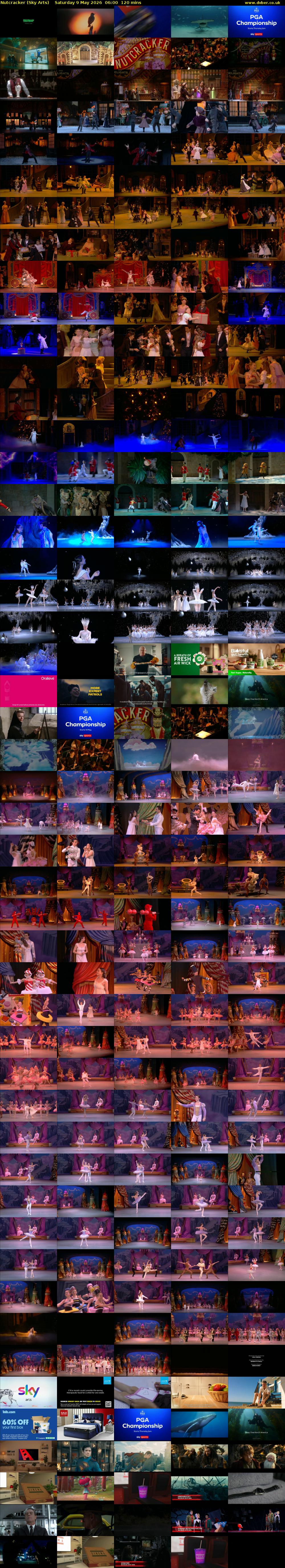 Nutcracker (Sky Arts) Saturday 9 May 2026 06:00 - 08:00