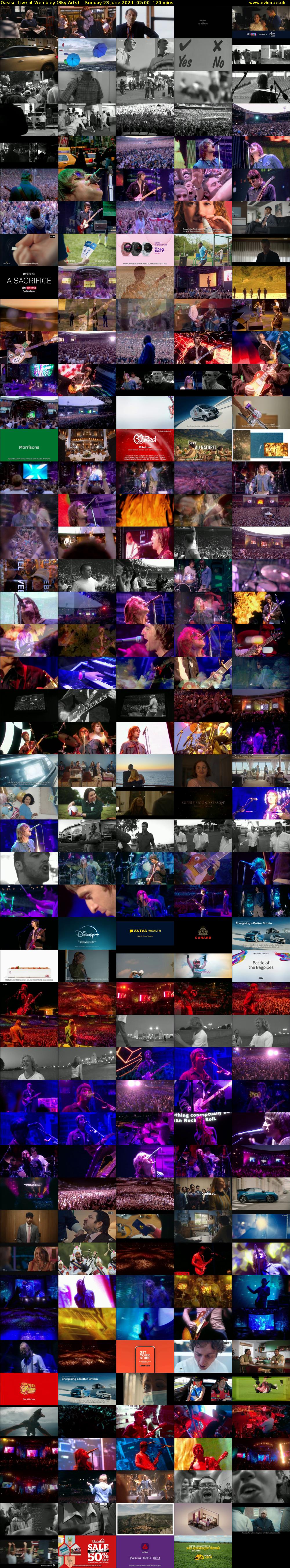Oasis:  Live at Wembley (Sky Arts) Sunday 23 June 2024 02:00 - 04:00