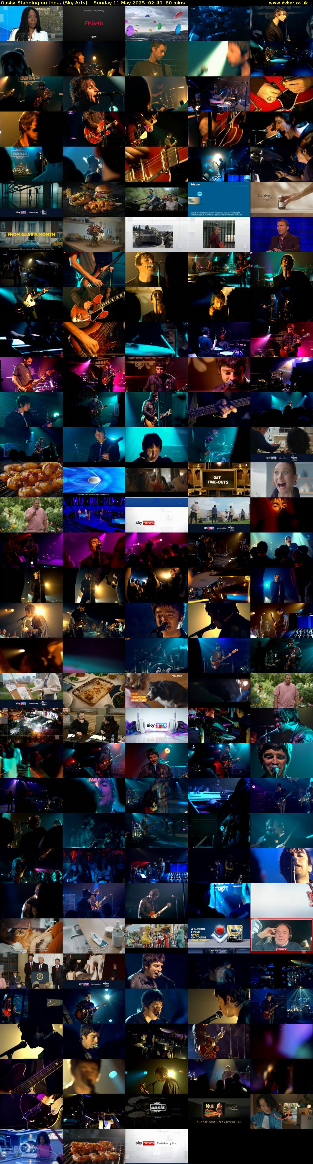 Oasis: Standing on the... (Sky Arts) Sunday 11 May 2025 02:40 - 04:00