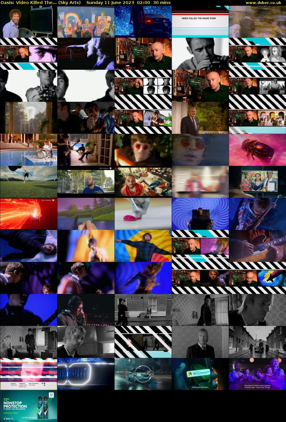 Oasis: Video Killed The... (Sky Arts) Sunday 11 June 2023 02:00 - 02:30