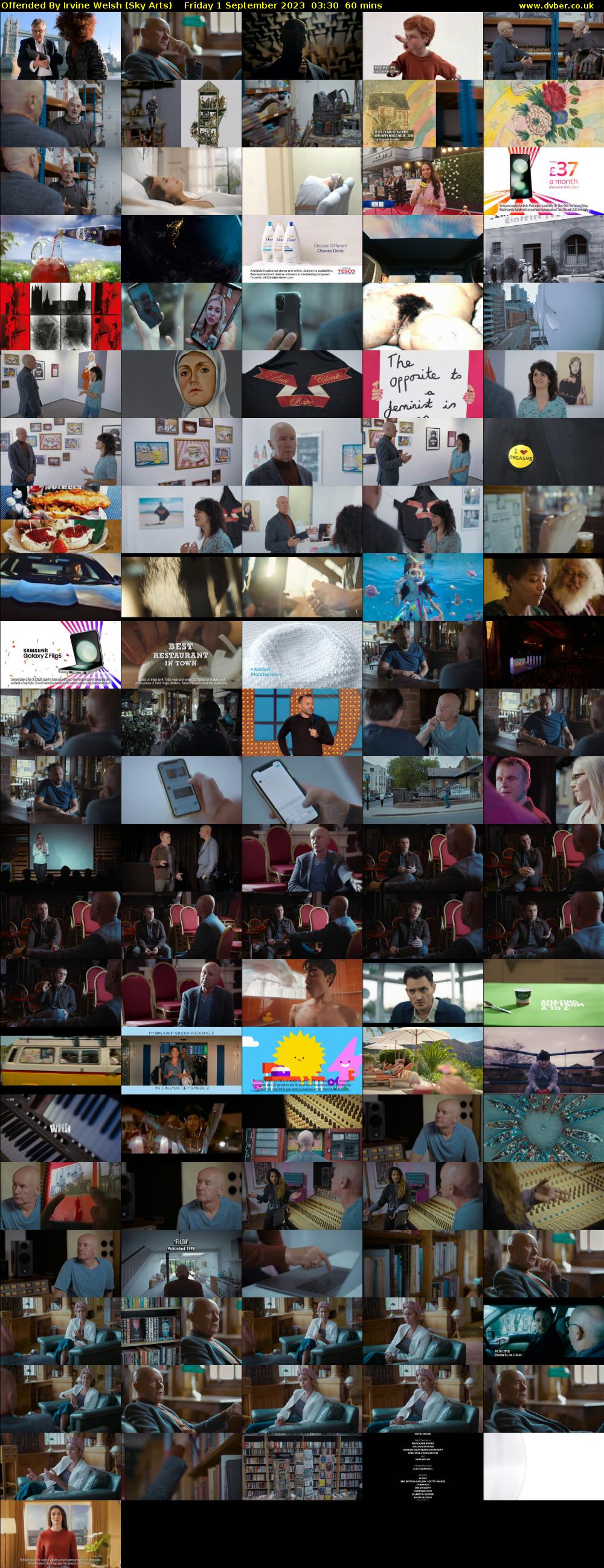 Offended By Irvine Welsh (Sky Arts) Friday 1 September 2023 03:30 - 04:30