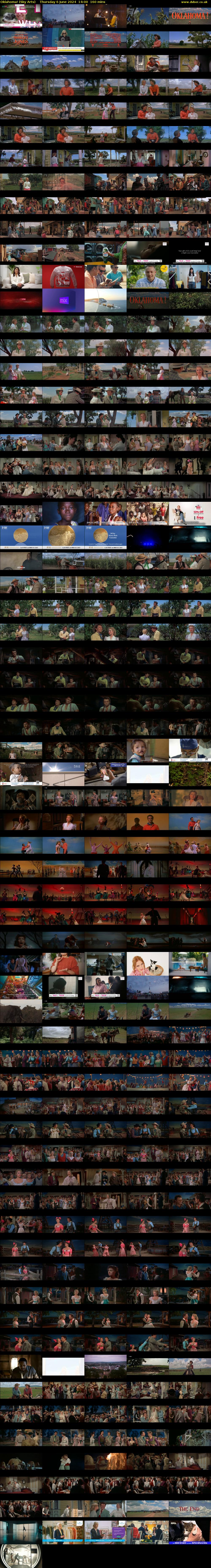 Oklahoma! (Sky Arts) Thursday 6 June 2024 14:00 - 16:40