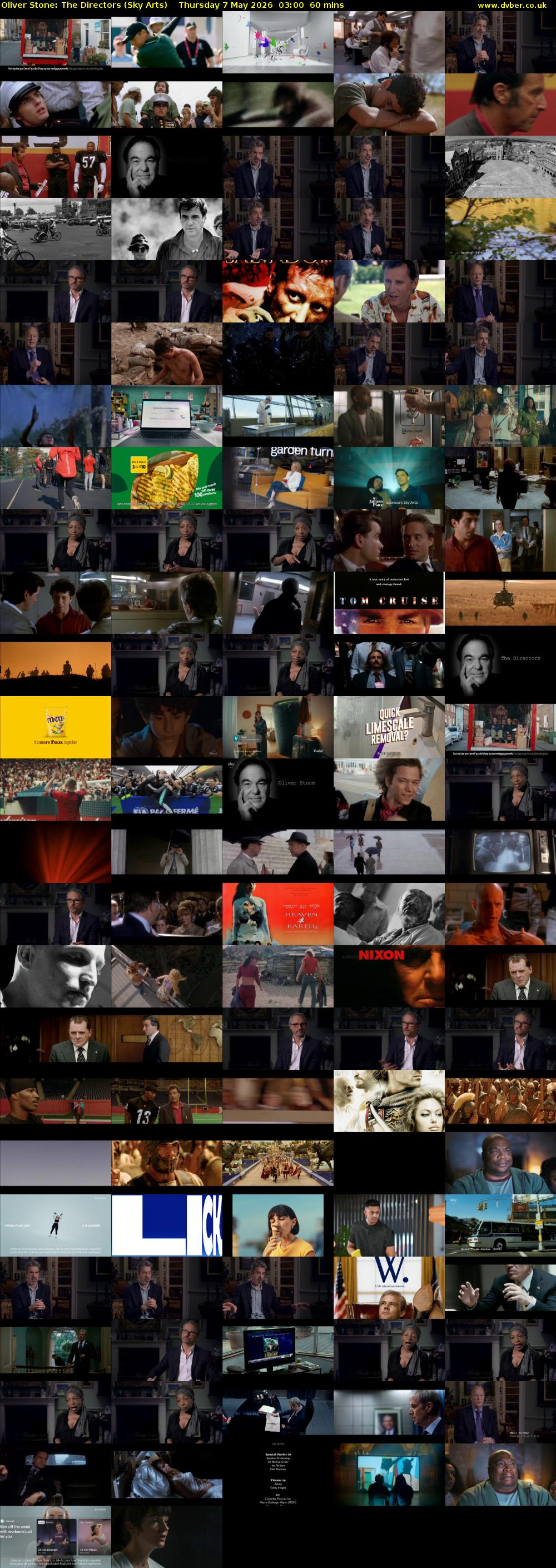 Oliver Stone: The Directors (Sky Arts) Thursday 7 May 2026 03:00 - 04:00