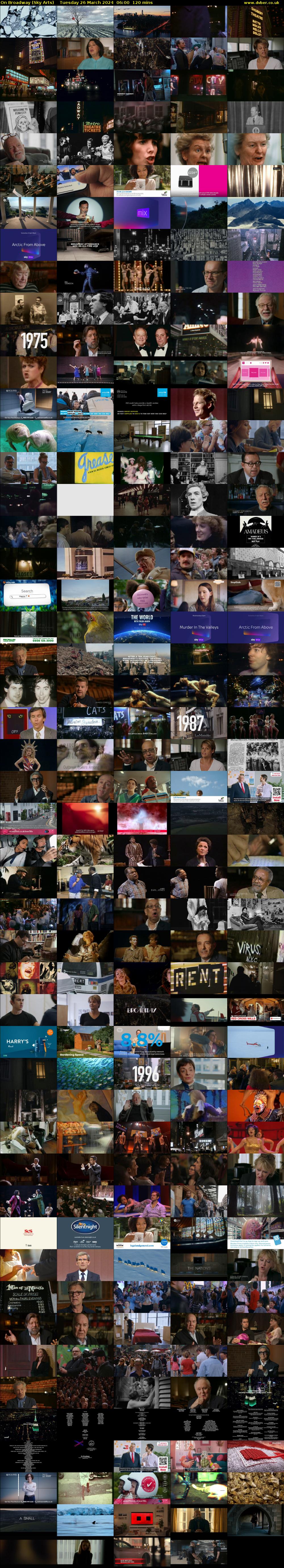 On Broadway (Sky Arts) Tuesday 26 March 2024 06:00 - 08:00