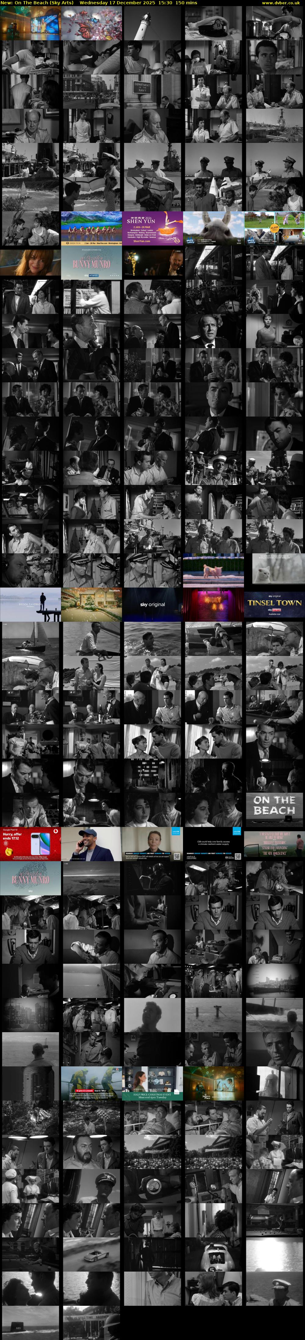 On The Beach (Sky Arts) Wednesday 17 December 2025 15:30 - 18:00