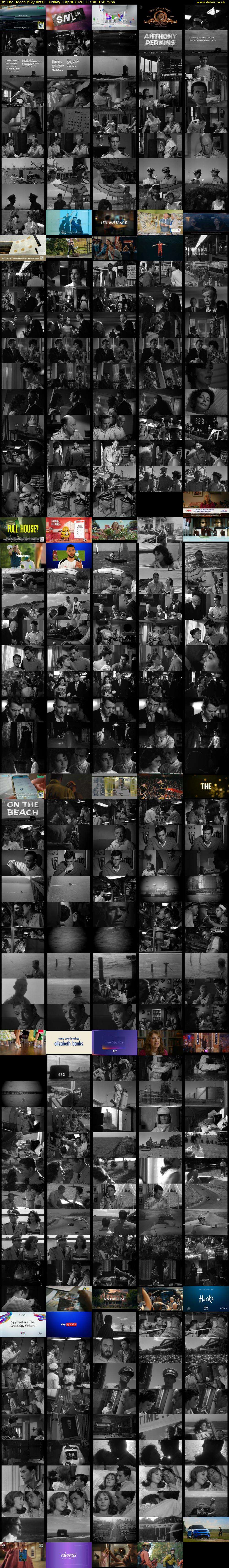 On The Beach (Sky Arts) Friday 3 April 2026 11:00 - 13:30