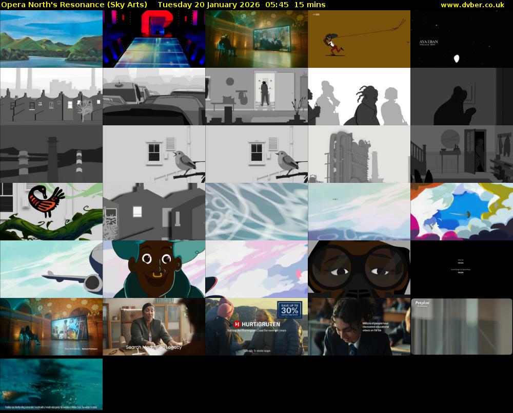 Opera North's Resonance (Sky Arts) Tuesday 20 January 2026 05:45 - 06:00