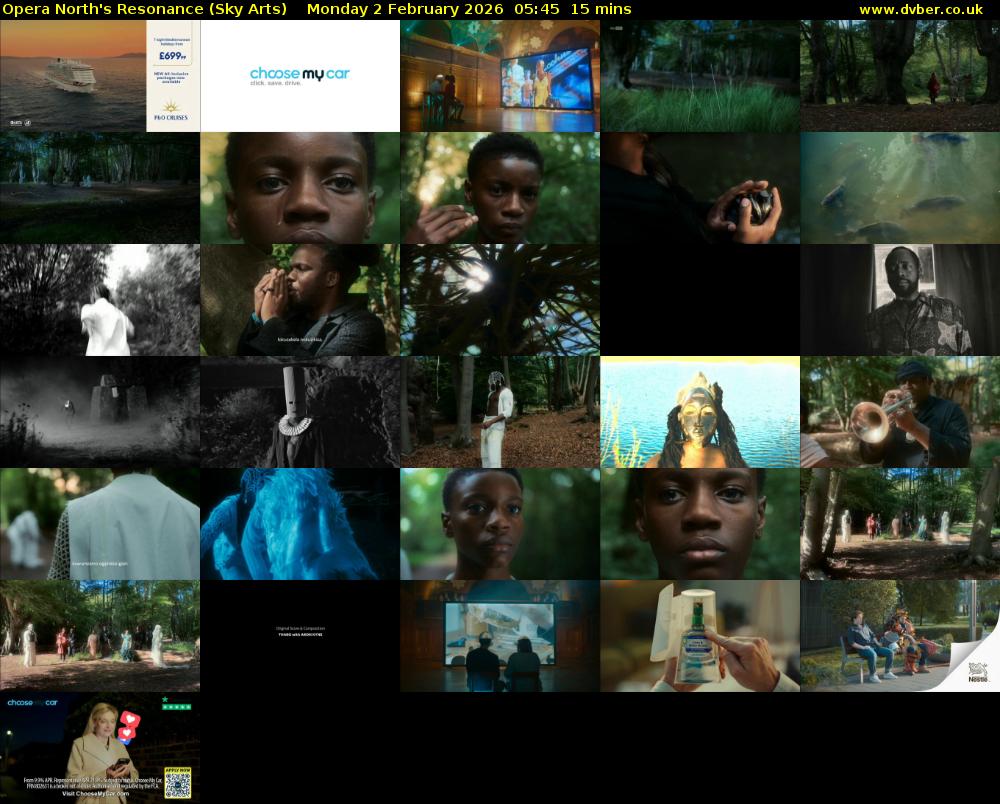 Opera North's Resonance (Sky Arts) Monday 2 February 2026 05:45 - 06:00