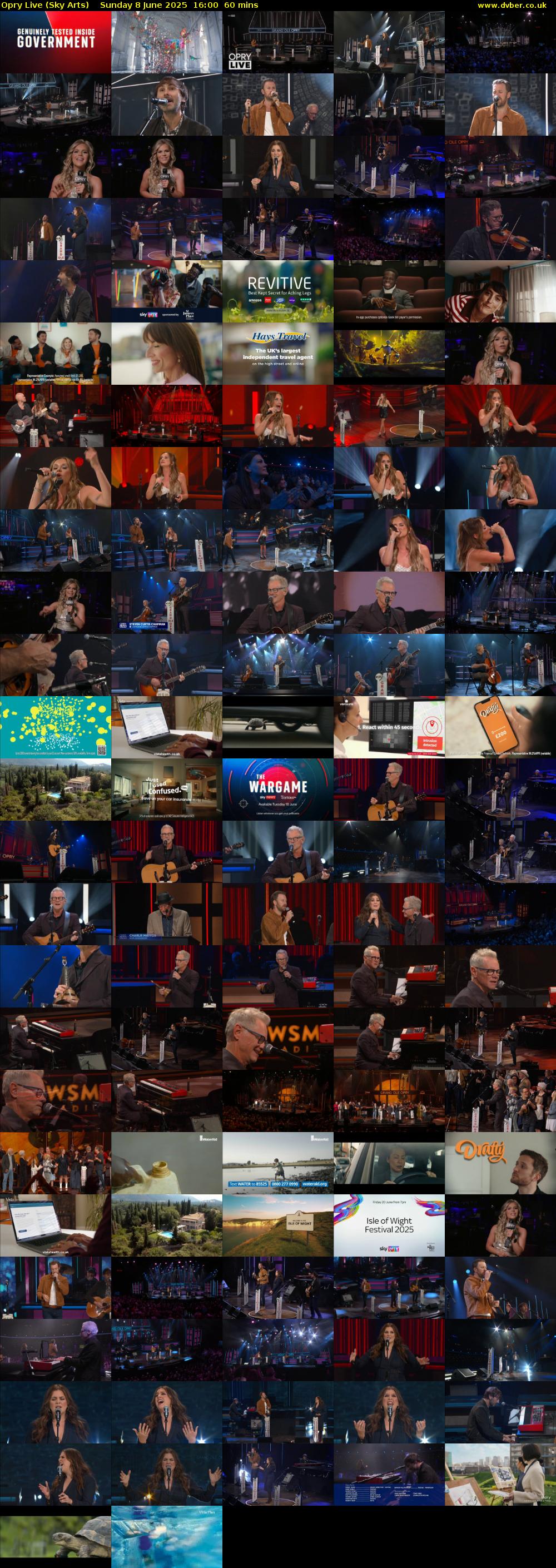 Opry Live (Sky Arts) Sunday 8 June 2025 16:00 - 17:00