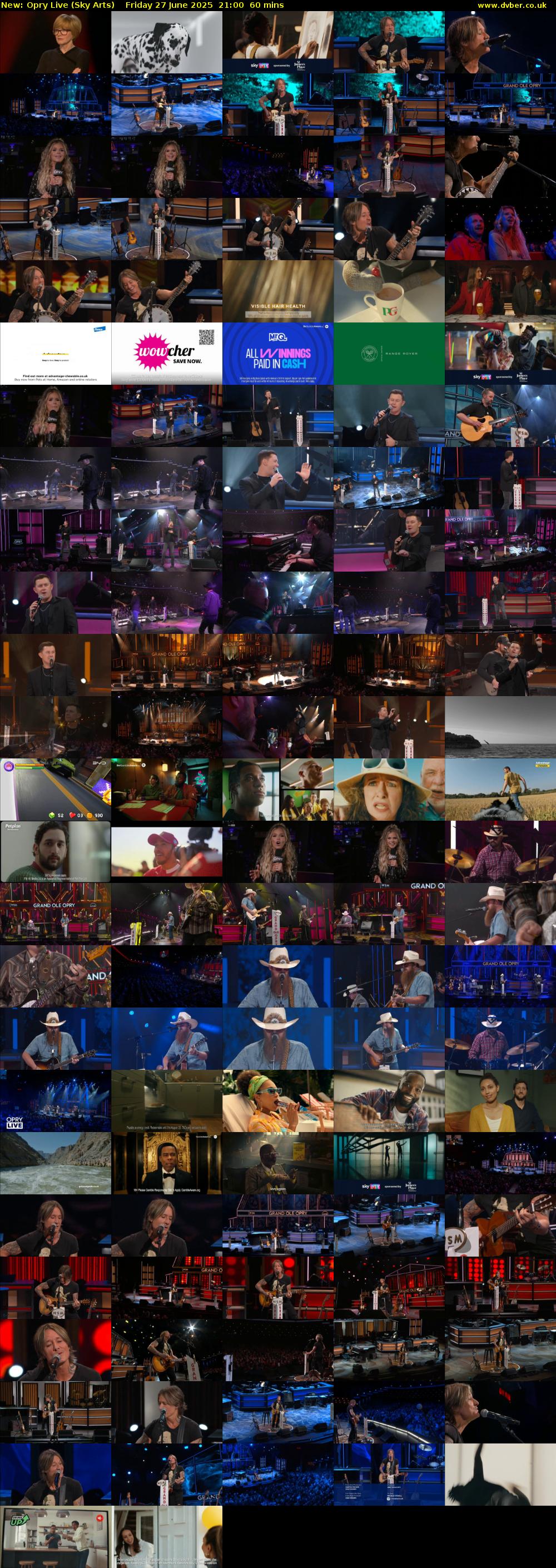 Opry Live (Sky Arts) Friday 27 June 2025 21:00 - 22:00