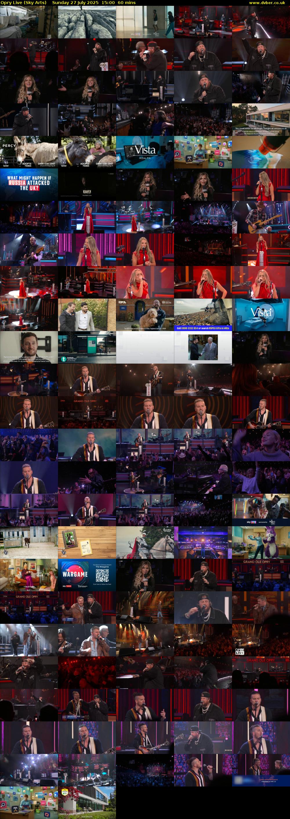 Opry Live (Sky Arts) Sunday 27 July 2025 15:00 - 16:00