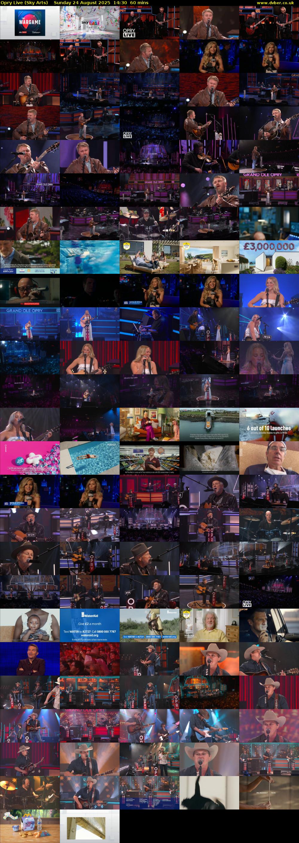 Opry Live (Sky Arts) Sunday 24 August 2025 14:30 - 15:30