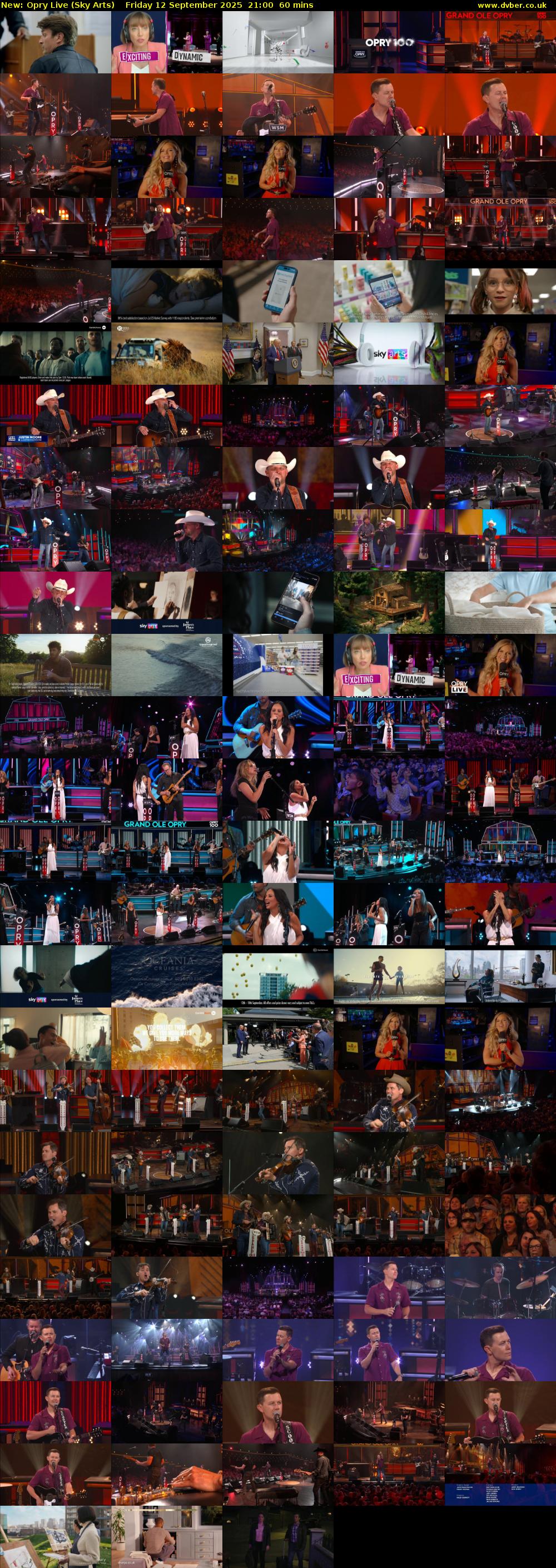 Opry Live (Sky Arts) Friday 12 September 2025 21:00 - 22:00