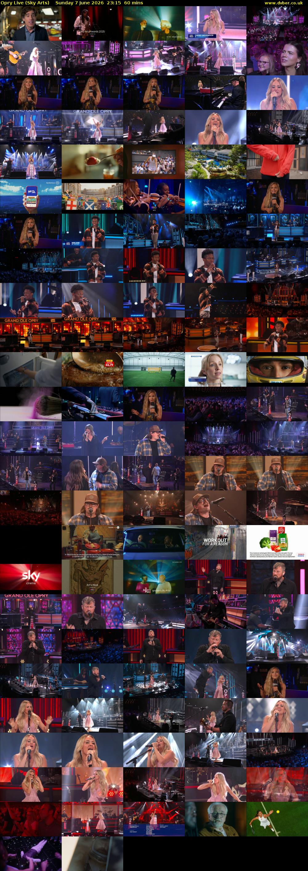 Opry Live (Sky Arts) Sunday 7 June 2026 23:15 - 00:15