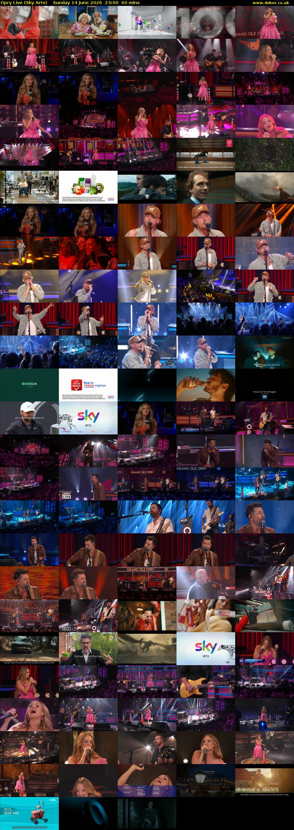 Opry Live (Sky Arts) Sunday 14 June 2026 23:00 - 00:00