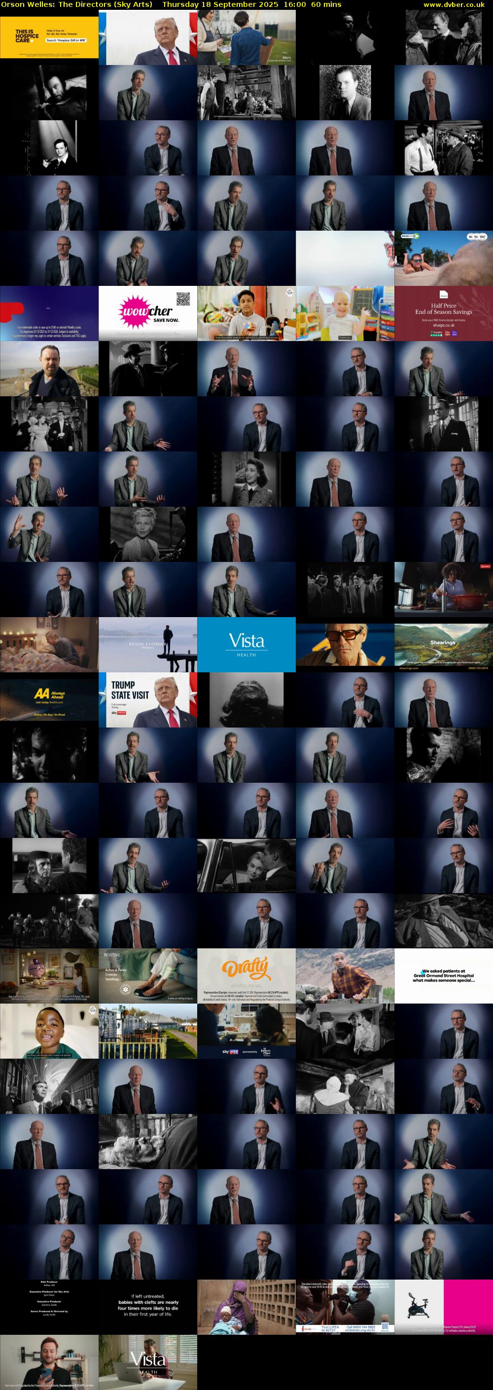 Orson Welles: The Directors (Sky Arts) Thursday 18 September 2025 16:00 - 17:00