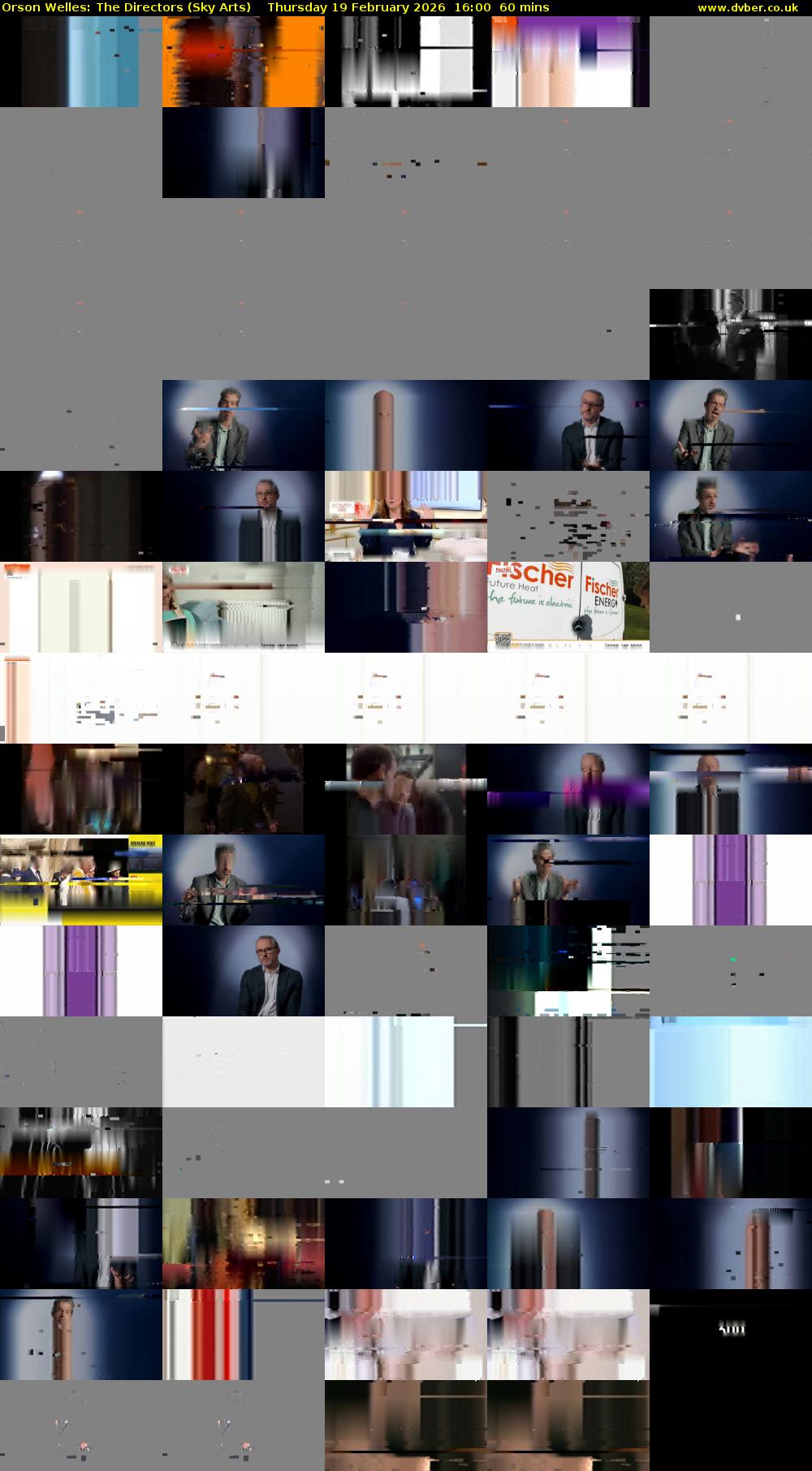 Orson Welles: The Directors (Sky Arts) Thursday 19 February 2026 16:00 - 17:00