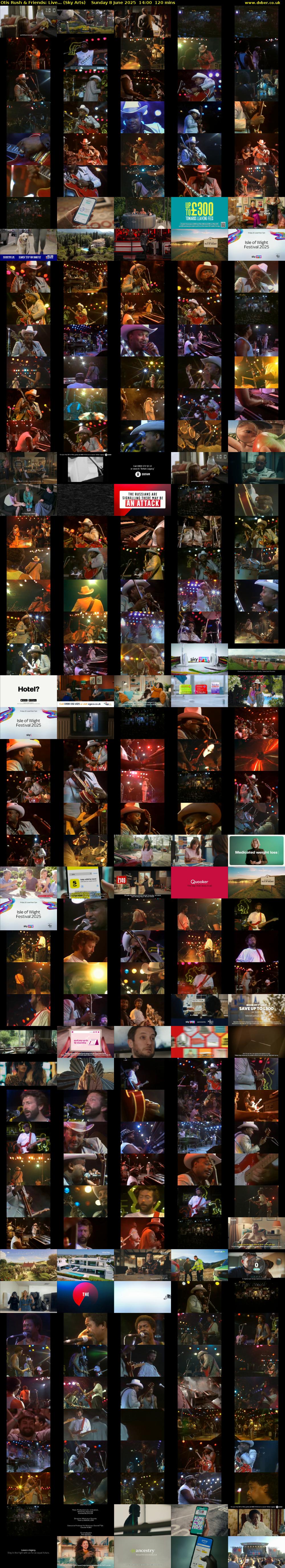 Otis Rush & Friends: Live... (Sky Arts) Sunday 8 June 2025 14:00 - 16:00