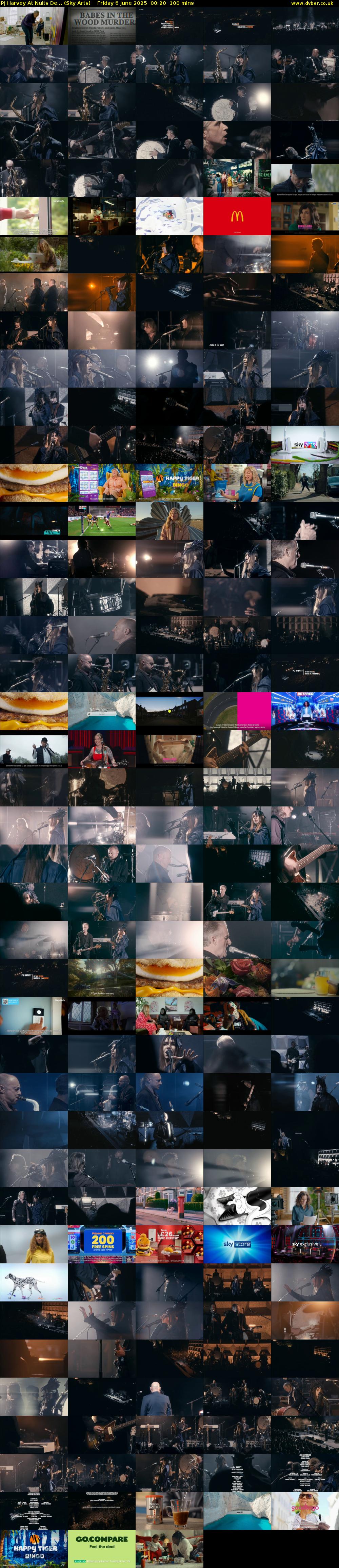 PJ Harvey At Nuits De... (Sky Arts) Friday 6 June 2025 00:20 - 02:00
