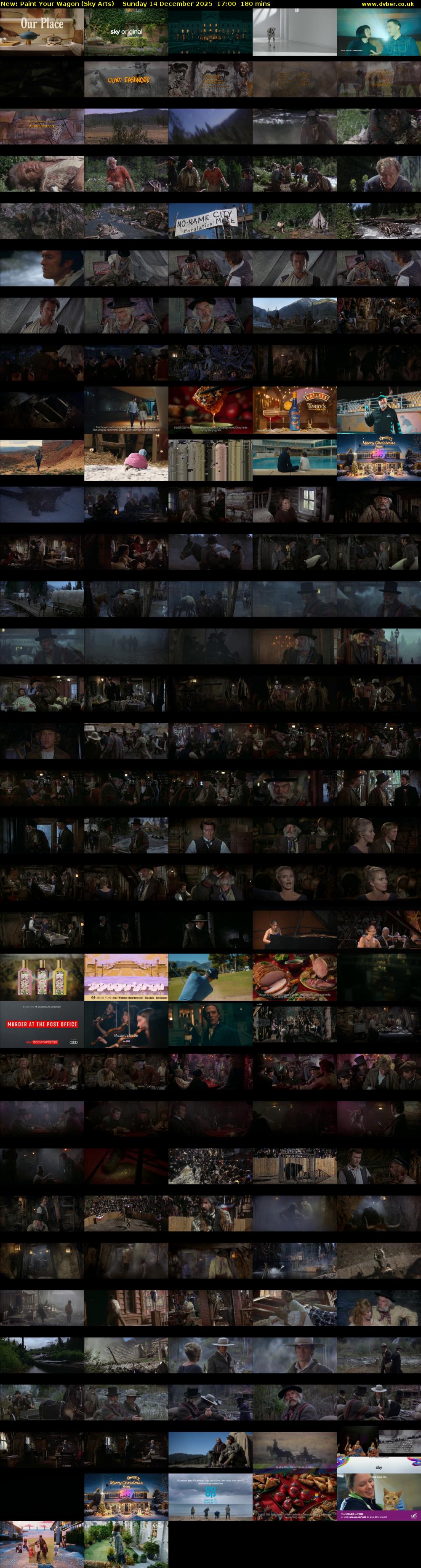 Paint Your Wagon (Sky Arts) Sunday 14 December 2025 17:00 - 20:00