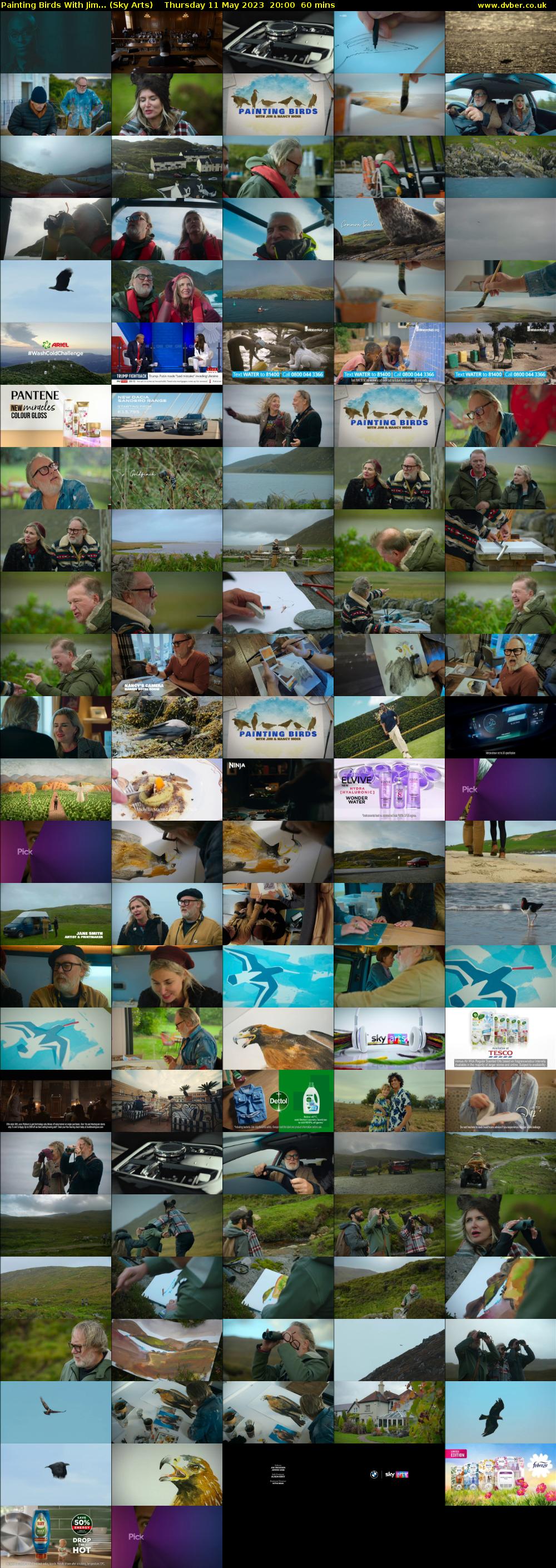 Painting Birds With Jim... (Sky Arts) Thursday 11 May 2023 20:00 - 21:00