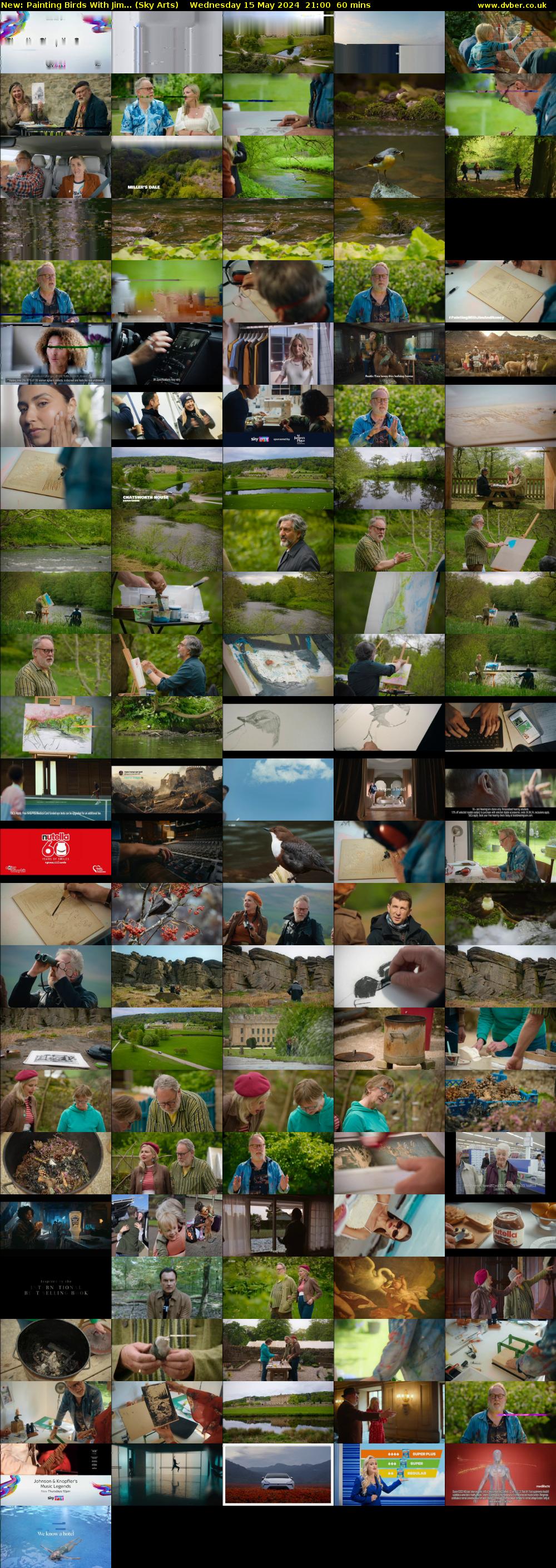 Painting Birds With Jim... (Sky Arts) Wednesday 15 May 2024 21:00 - 22:00