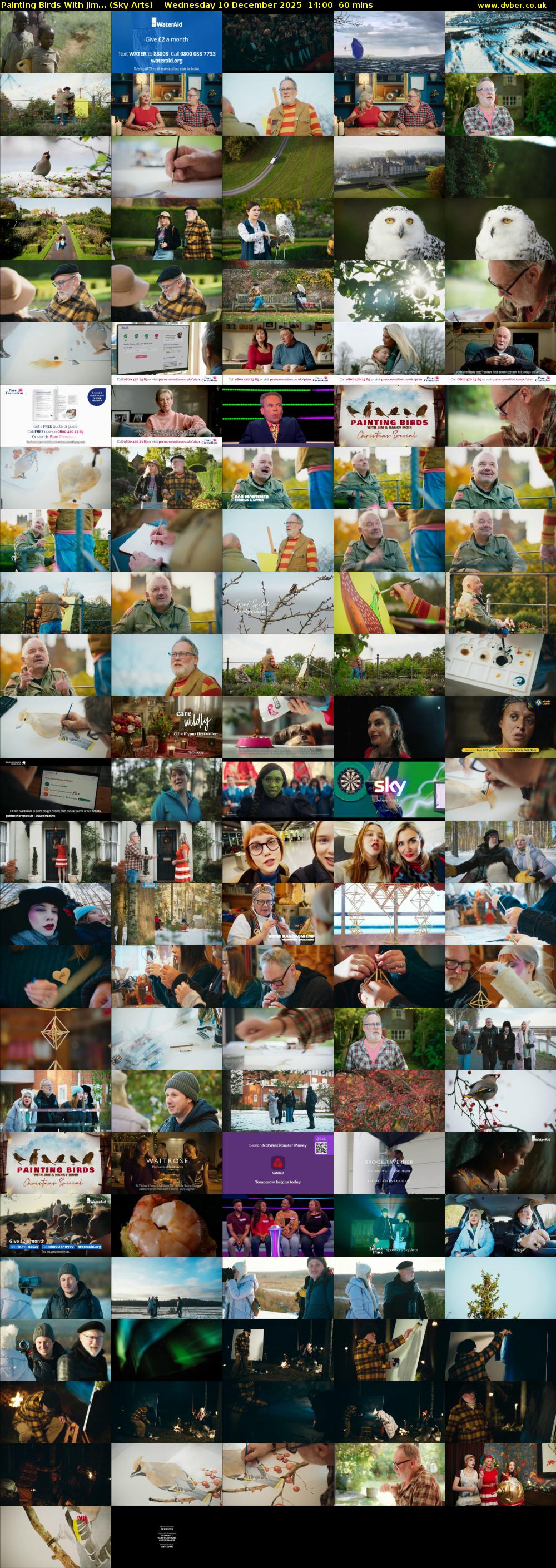 Painting Birds With Jim... (Sky Arts) Wednesday 10 December 2025 14:00 - 15:00