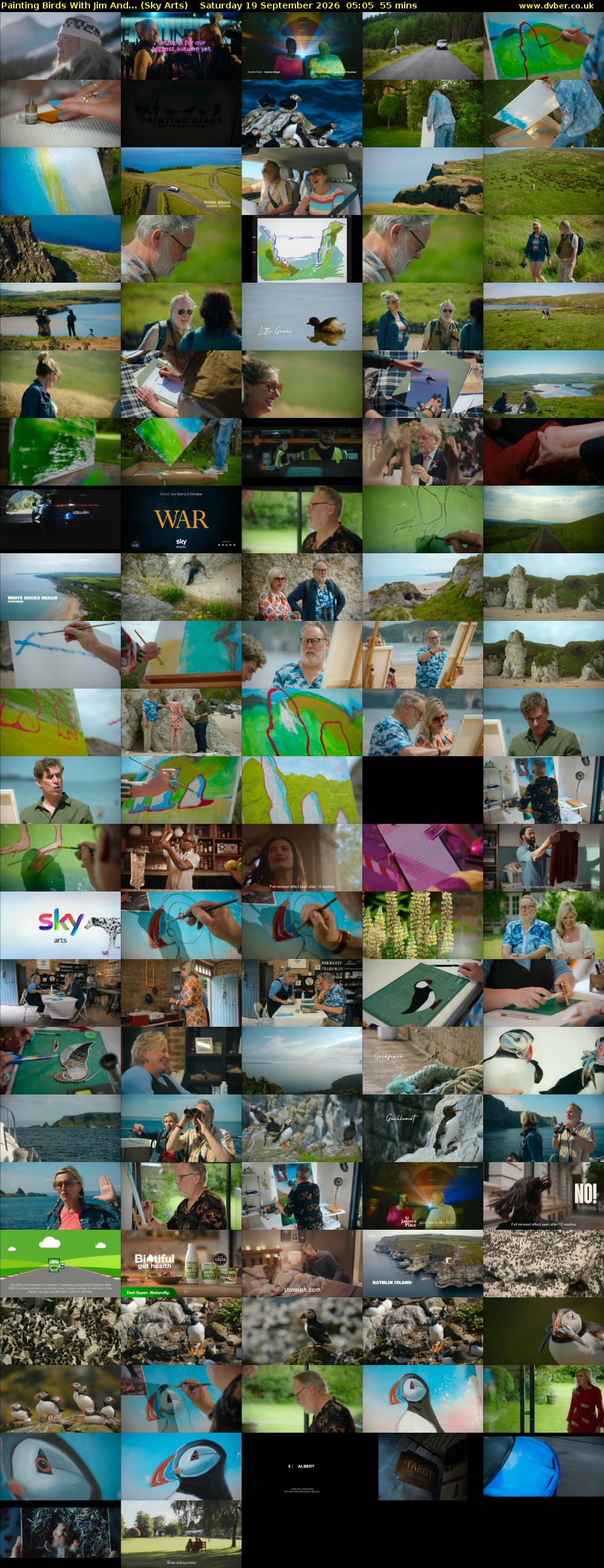 Painting Birds With Jim And... (Sky Arts) Saturday 19 September 2026 05:05 - 06:00
