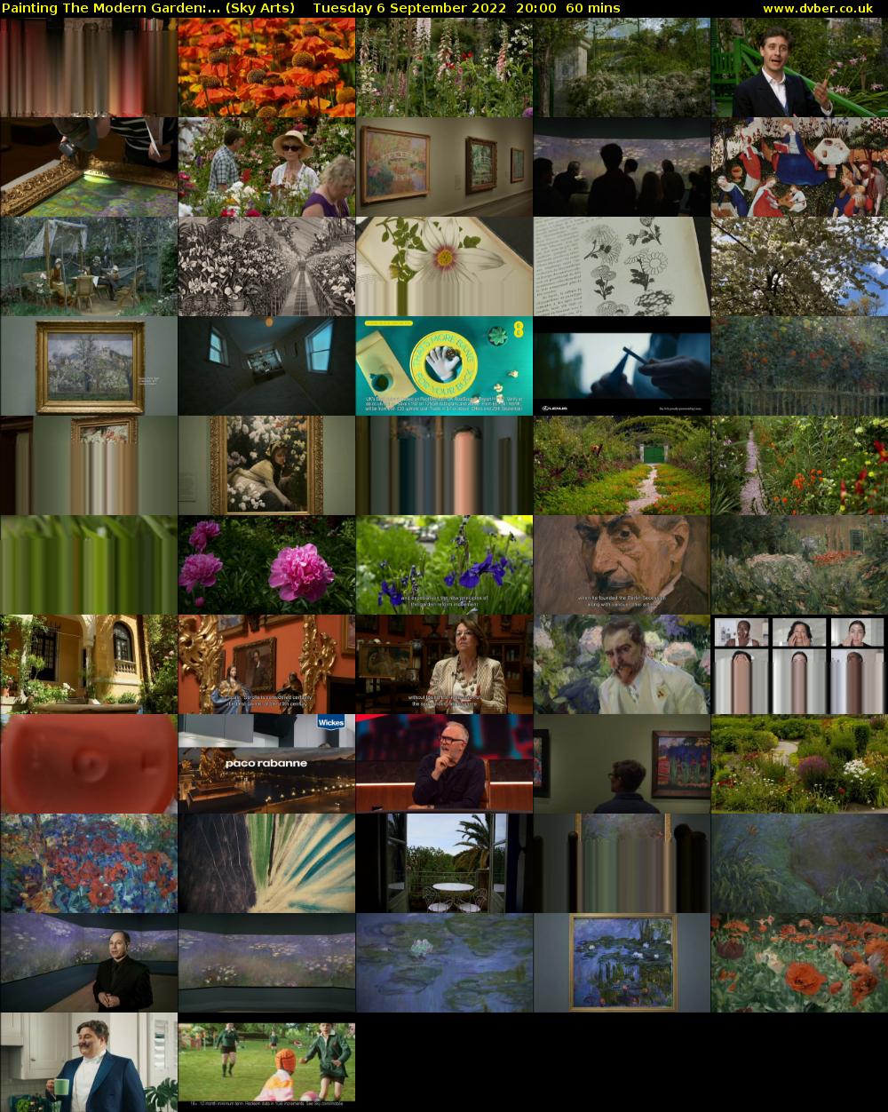 Painting The Modern Garden:... (Sky Arts) Tuesday 6 September 2022 20:00 - 21:00