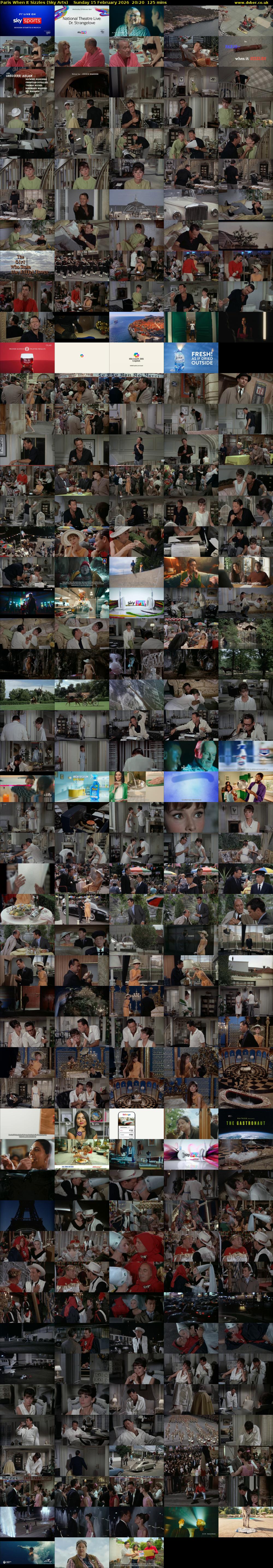 Paris When It Sizzles (Sky Arts) Sunday 15 February 2026 20:20 - 22:25