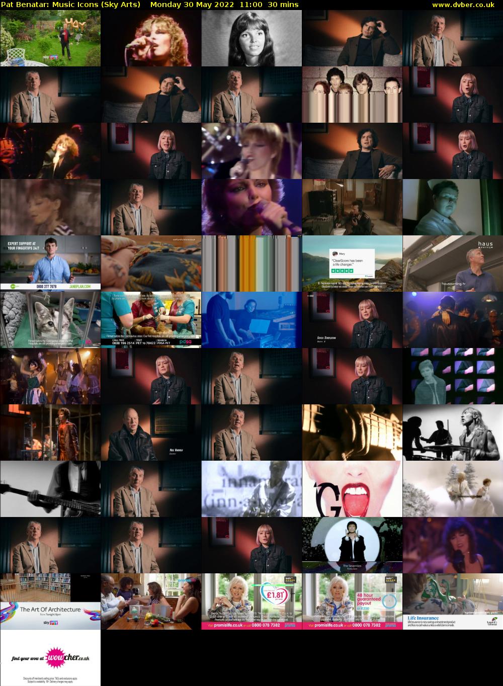 Pat Benatar: Music Icons (Sky Arts) Monday 30 May 2022 11:00 - 11:30