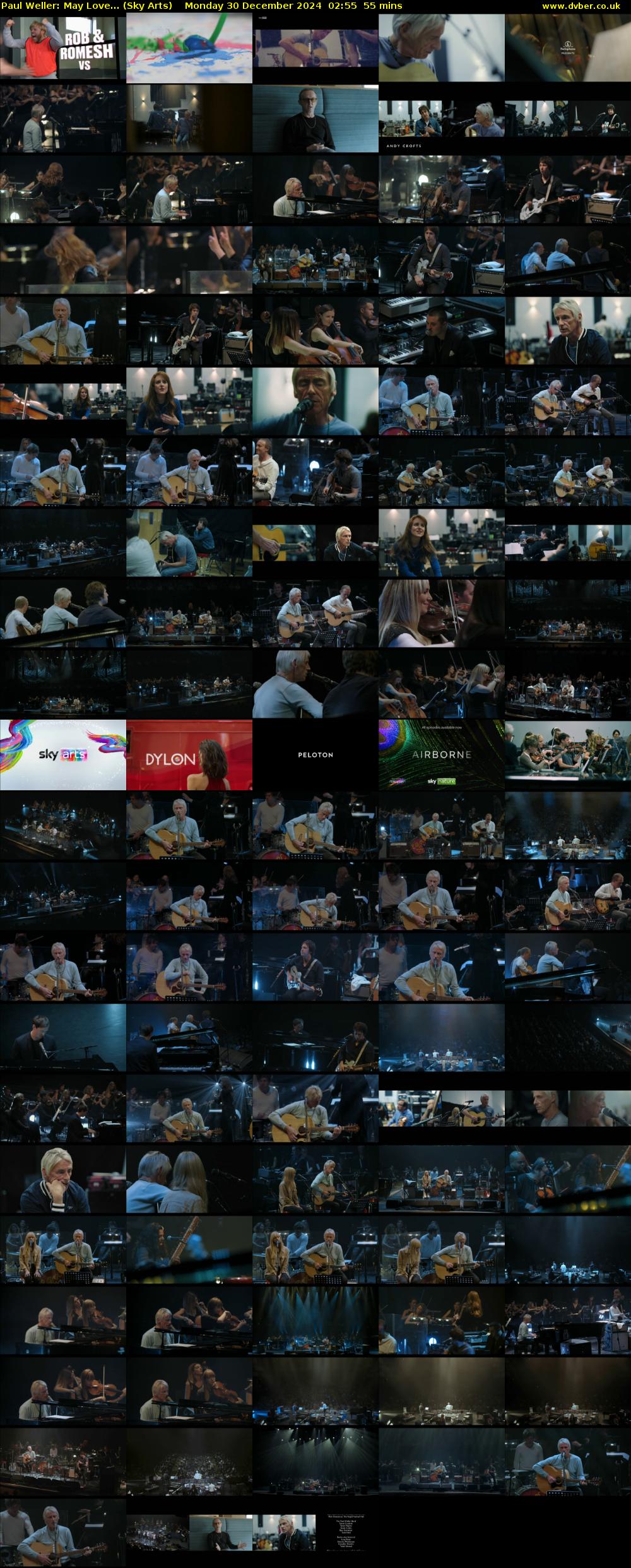 Paul Weller: May Love... (Sky Arts) Monday 30 December 2024 02:55 - 03:50