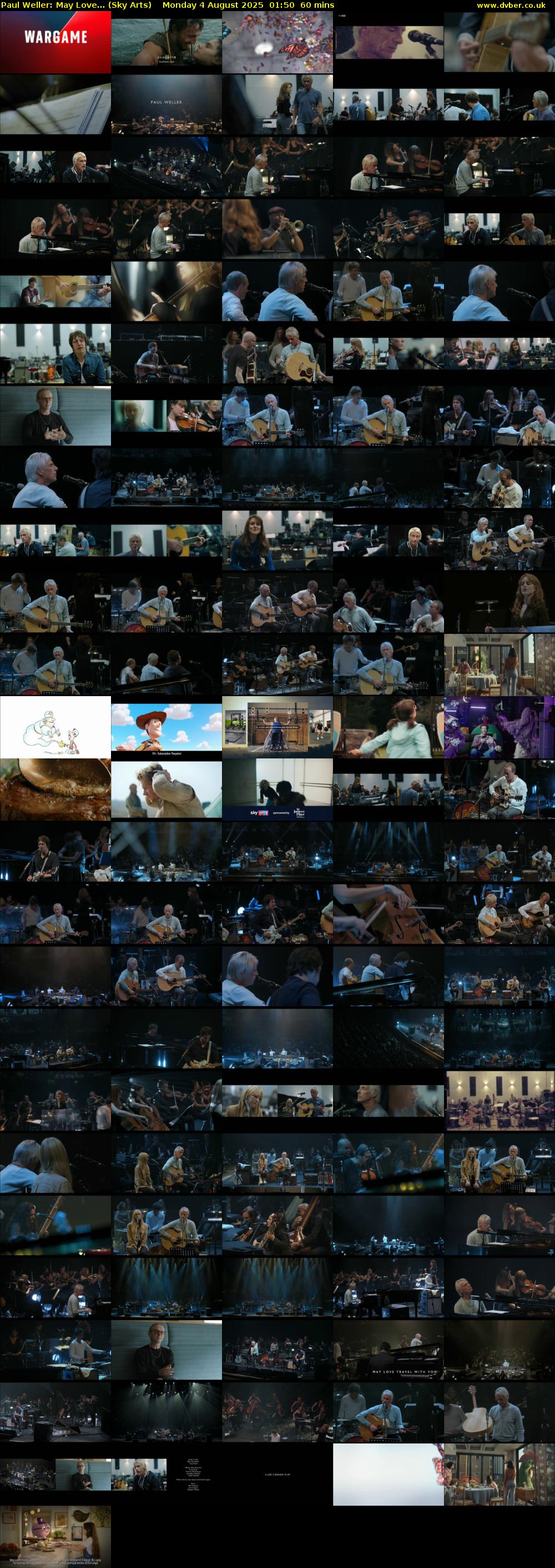 Paul Weller: May Love... (Sky Arts) Monday 4 August 2025 01:50 - 02:50