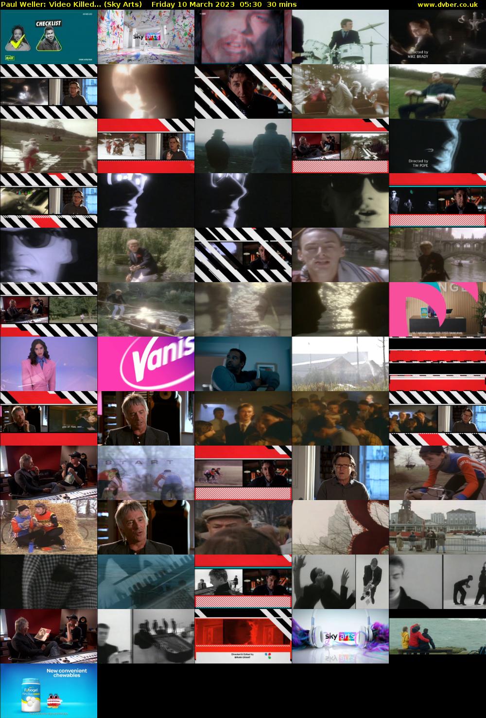 Paul Weller: Video Killed... (Sky Arts) Friday 10 March 2023 05:30 - 06:00