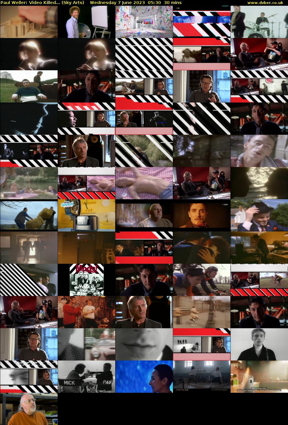 Paul Weller: Video Killed... (Sky Arts) Wednesday 7 June 2023 05:30 - 06:00