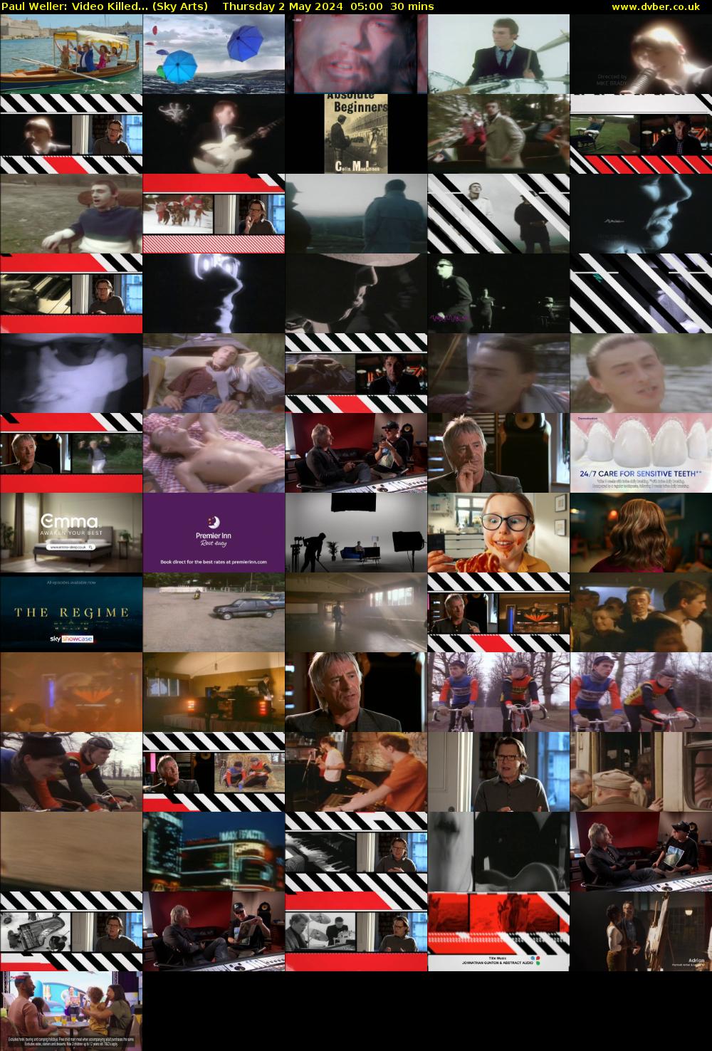 Paul Weller: Video Killed... (Sky Arts) Thursday 2 May 2024 05:00 - 05:30