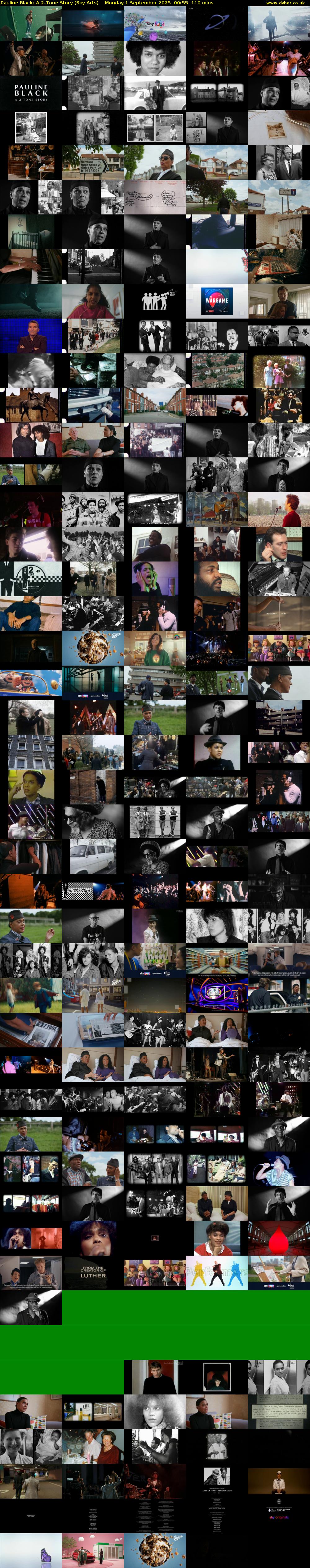 Pauline Black: A 2-Tone Story (Sky Arts) Monday 1 September 2025 00:55 - 02:45