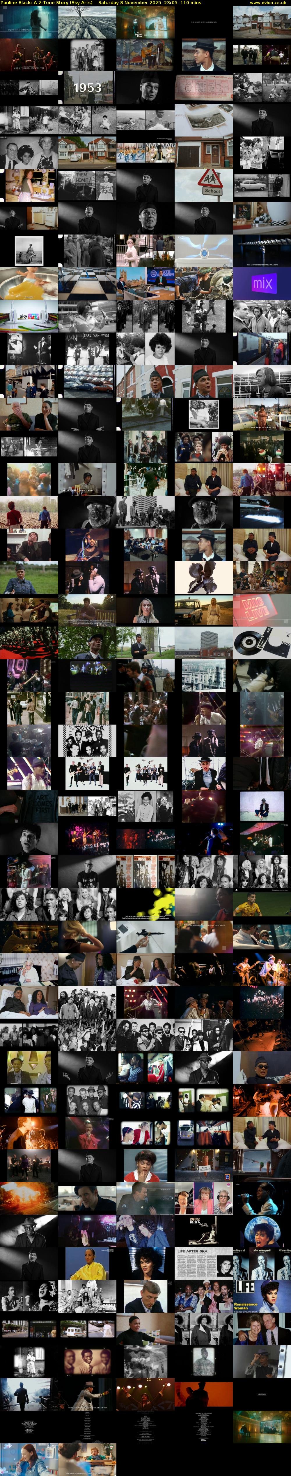 Pauline Black: A 2-Tone Story (Sky Arts) Saturday 8 November 2025 23:05 - 00:55